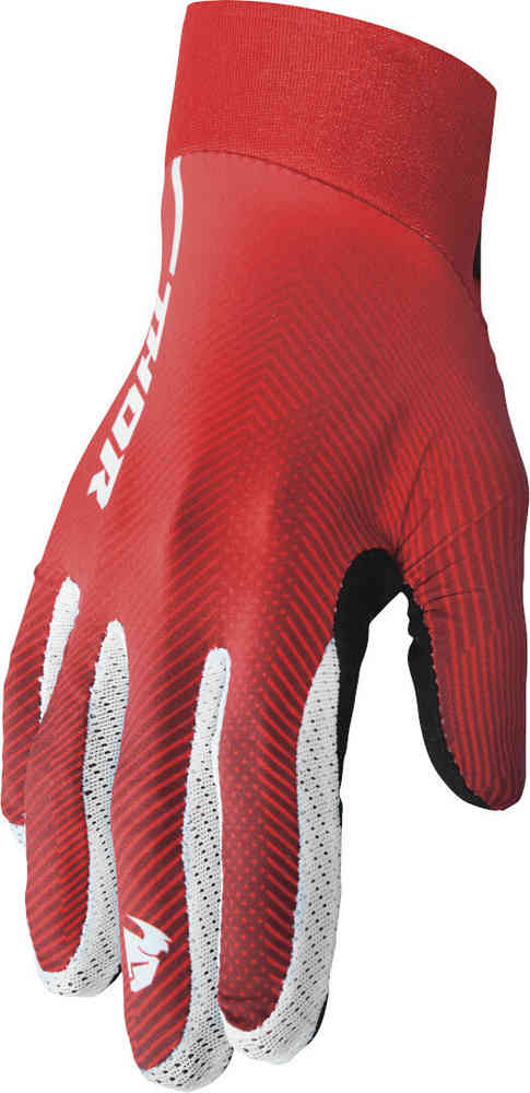 Перчатки Agile Tech для мотокросса Thor, красный/черный