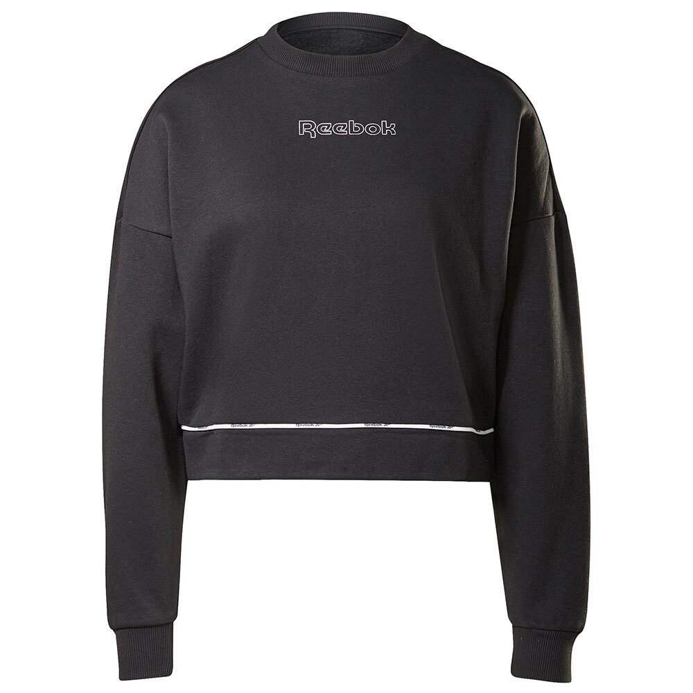 

Толстовка Reebok Piping Pack Crewneck, черный