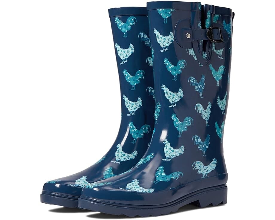 

Ботинки Western Chief Printed Tall Rain Boot, цвет Papercut Chickens
