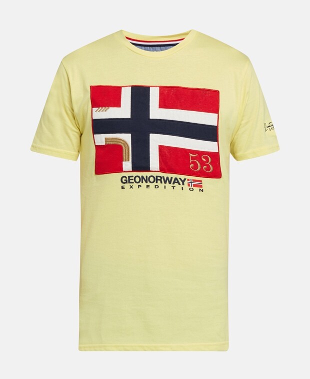 

Футболка Geographical Norway, светло-желтого