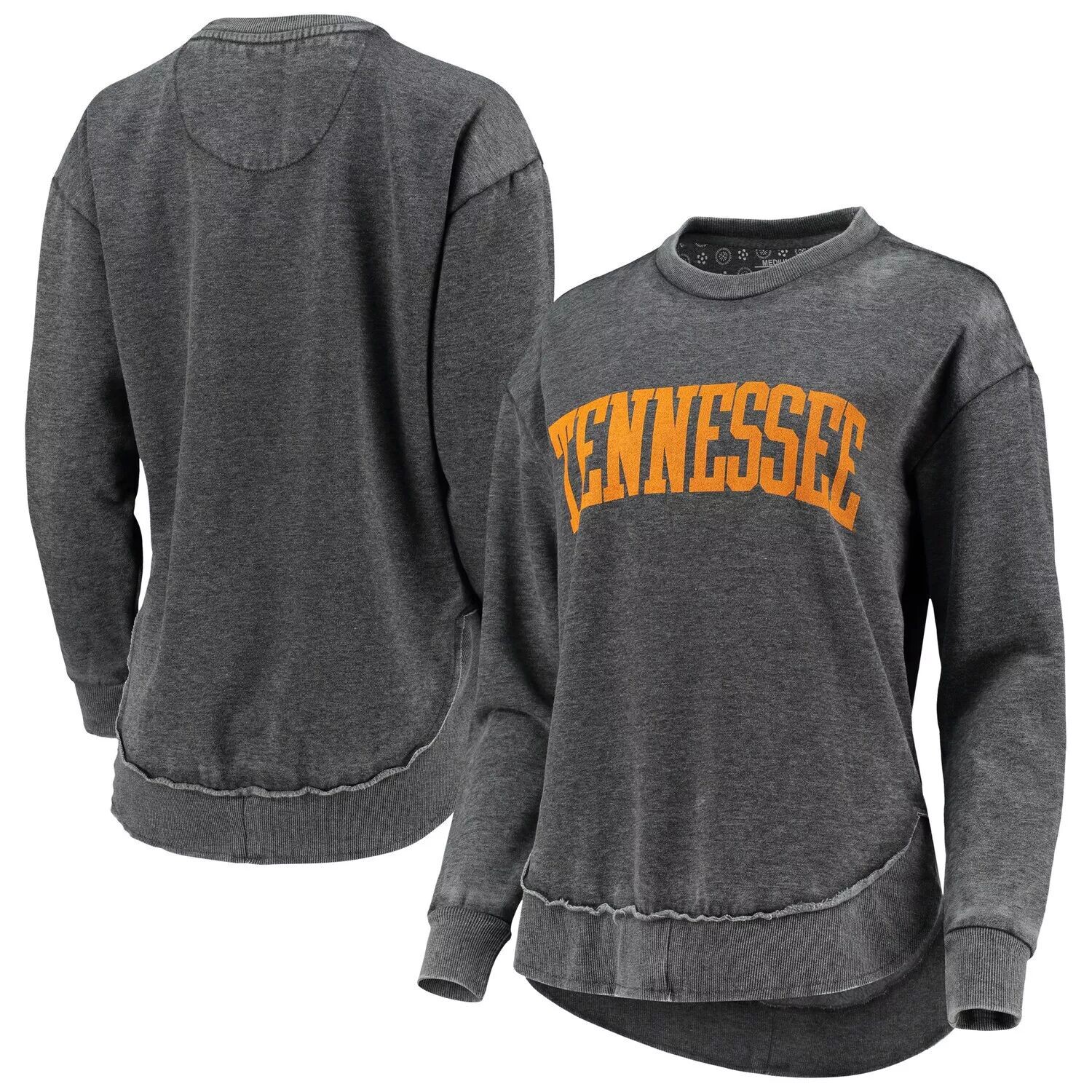 

Женский черный свитшот Pressbox Tennessee Volunteers Vintage Wash Pullover