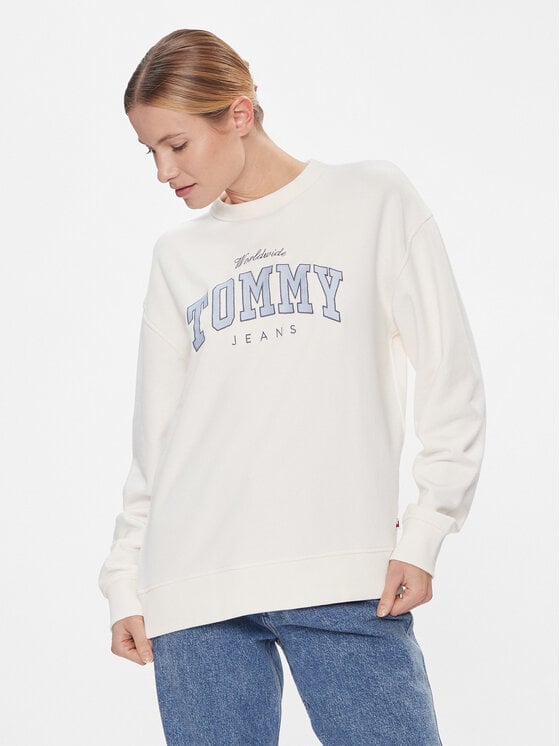 

Толстовка обычного кроя Tommy Jeans, белый