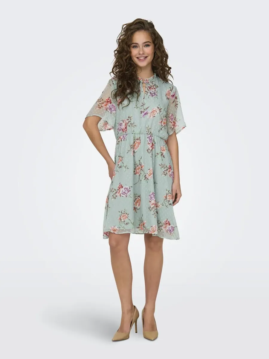

Only летнее платье "ONLAIDA ELISA SS DRESS LIFE WVN", зеленый