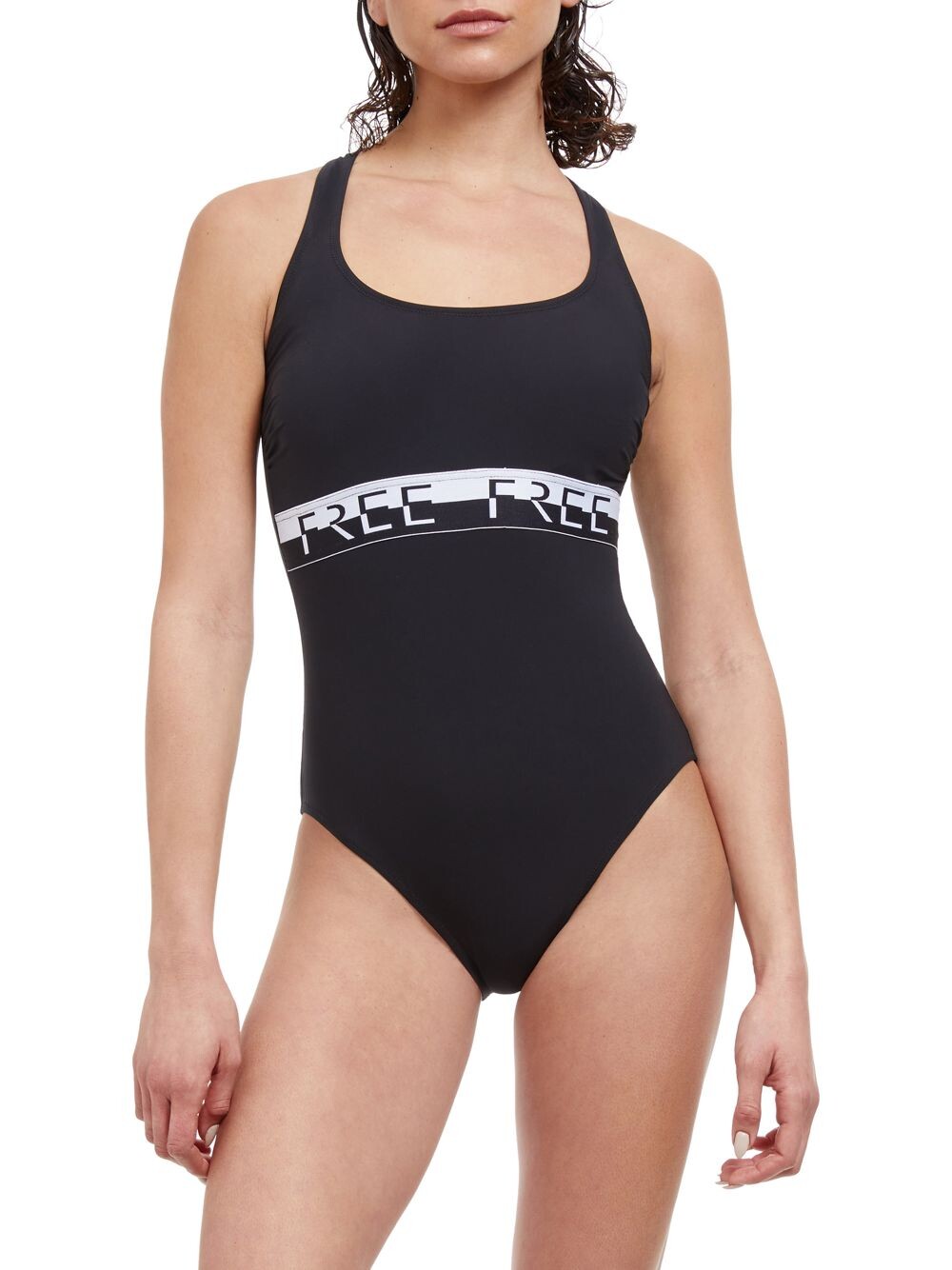 

Слитный купальник с логотипом на талии Gottex Swimwear, черный