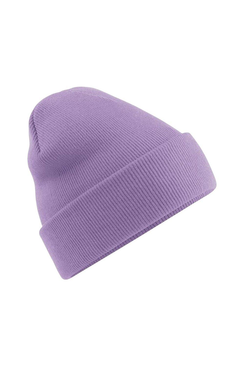 Мягкая вязаная зимняя шапка Beechfield, фиолетовый шапка burton зимняя вязаная размер one size фиолетовый черный