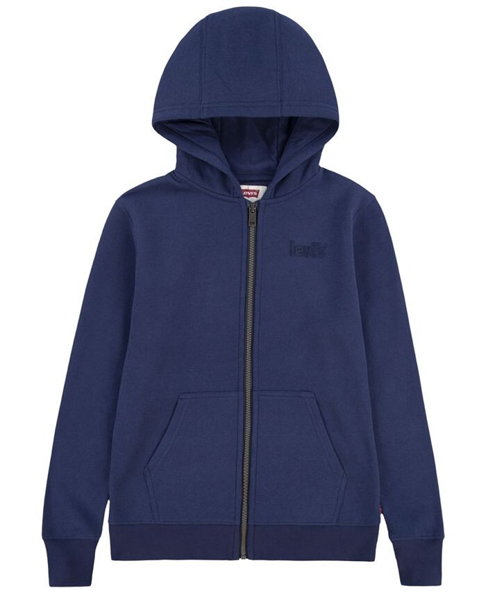 

Толстовка на молнии с логотипом Little Boys Levi's, синий