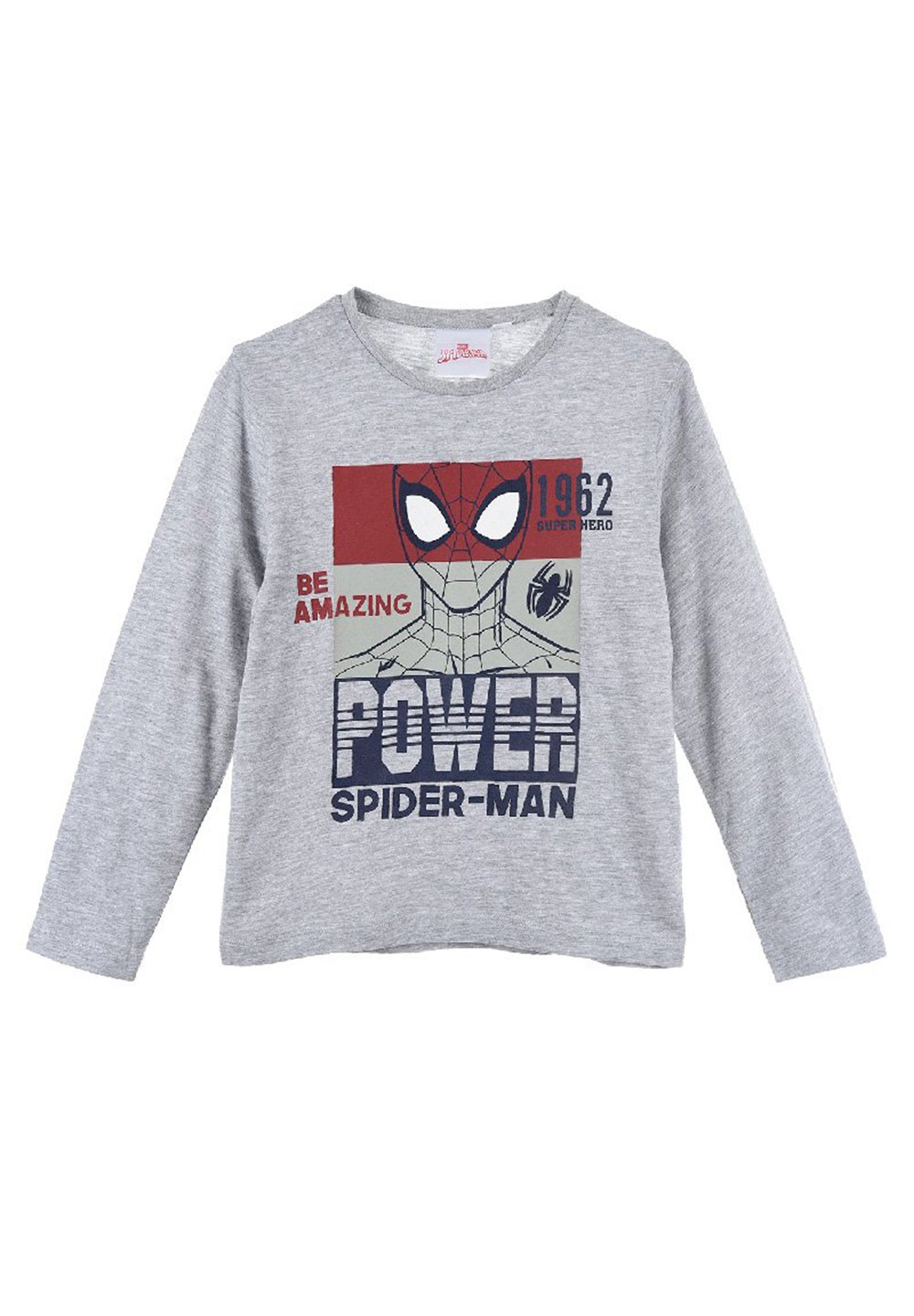 Рубашка с длинным рукавом LANGARM Spiderman, цвет grau