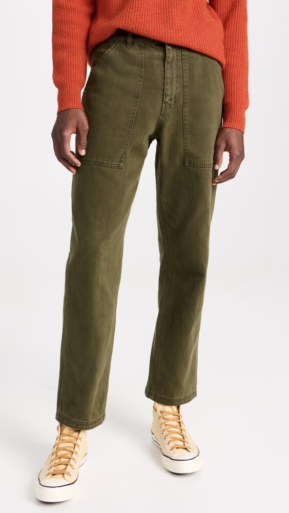 

Джинсы Alex Mill Painter Pant in Recycled Denim, милитари