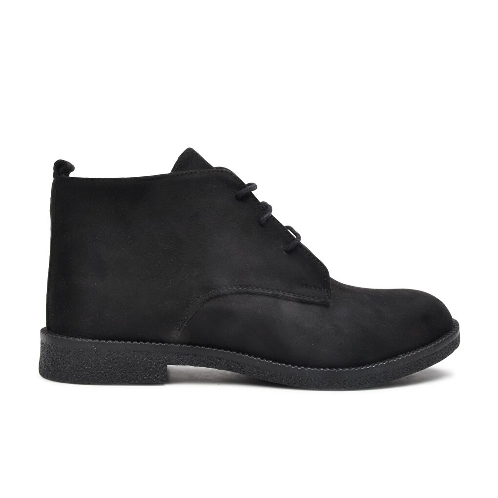 2080 Черные замшевые женские ботинки Ayakmod