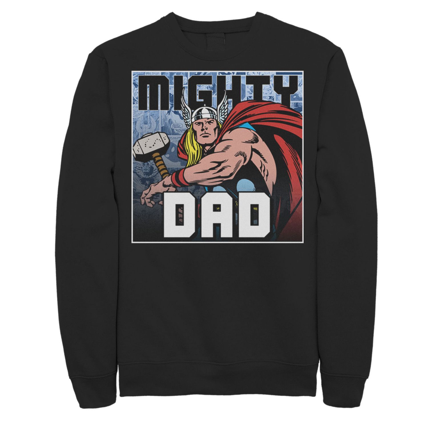 Мужской свитшот Mighty Dad с изображением Marvel Thor Father's Day Licensed Character