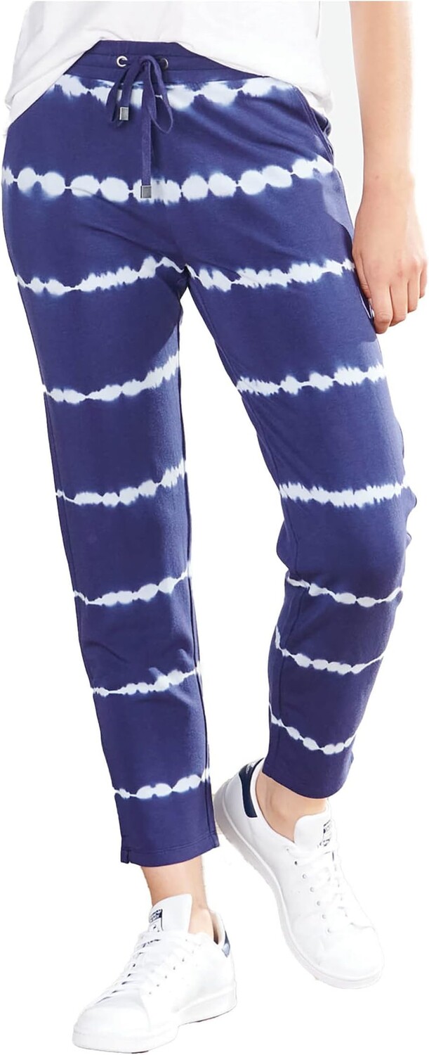 Брюки Adrien Joggers - Navy Tie-Dye Hatley, цвет Navy Tie-Dye топ bella dahl tie shoulder top цвет navy tie dye