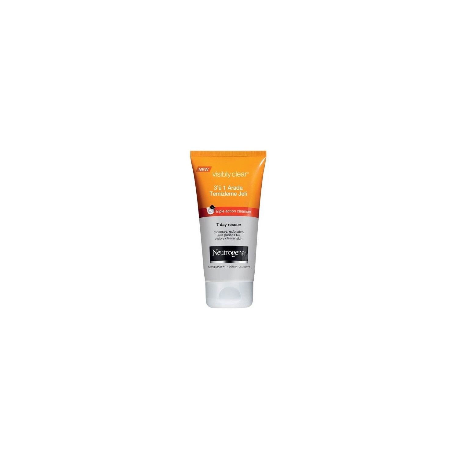 

Очищающий гель Neutrogena Visible Clear 3 в 1, 100 мл