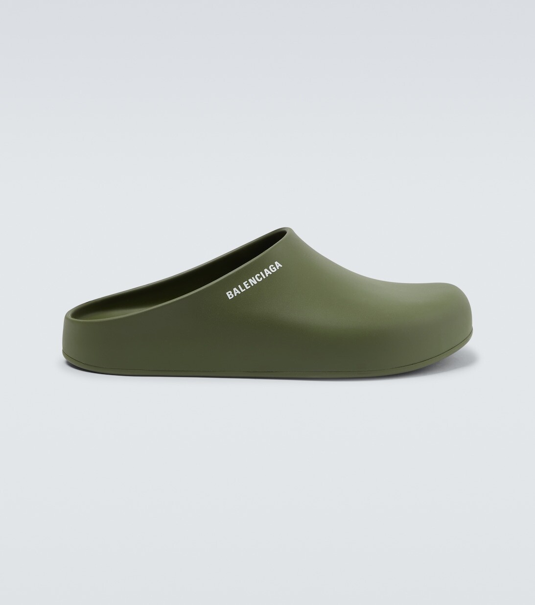 

Резиновые тапочки для бассейна Balenciaga, зеленый