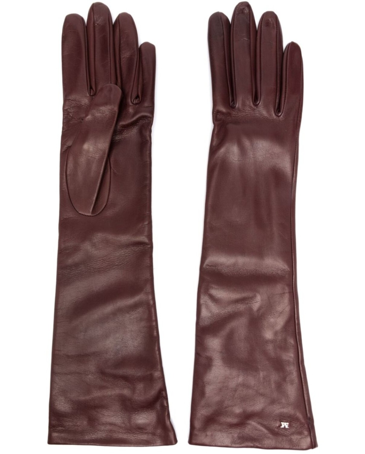 

Max Mara кожаные перчатки, коричневый