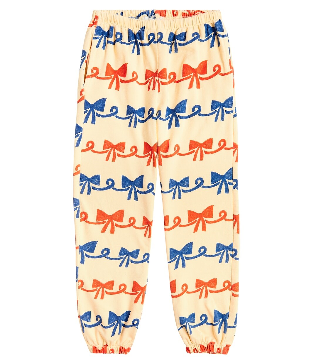 

Спортивные брюки из джерси с бантом Ribbon Bow Bobo Choses, желтый