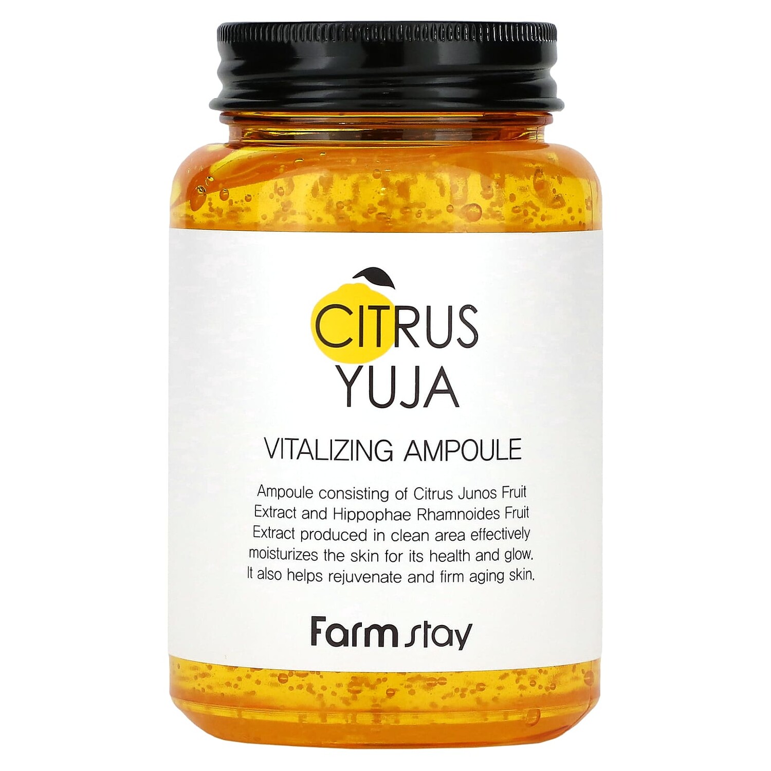 

Citrus Yuja, восстанавливающая ампула, для всех типов кожи, 250 мл (8,45 жидк. Унции), Farmstay