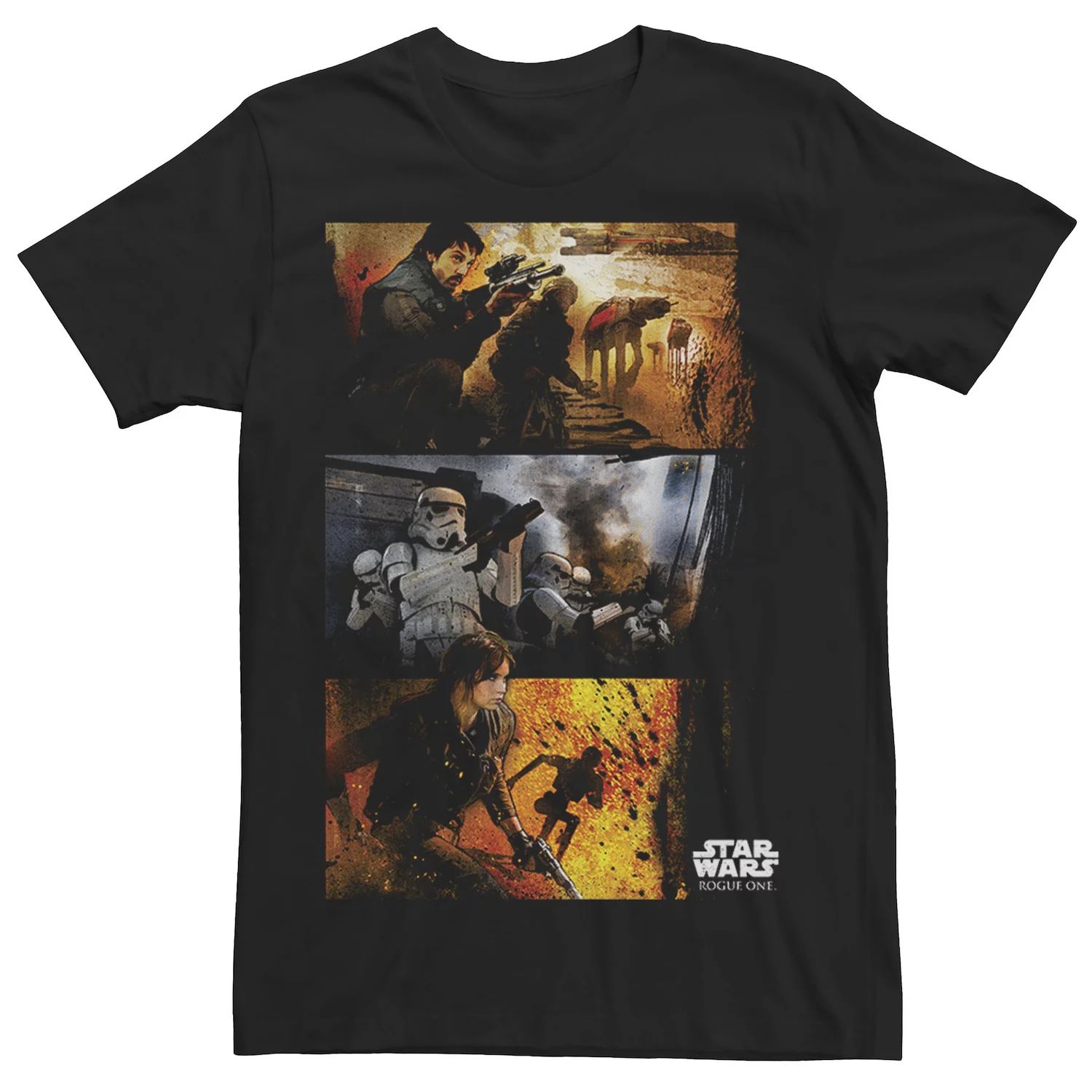 Мужская футболка Rogue One: A Story с портретными панелями Star Wars игровой набор героев rogue one a star wars story 6 штук
