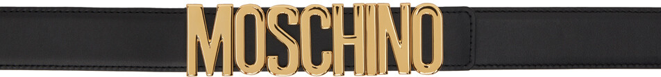 

Черный аппаратный ремень Moschino