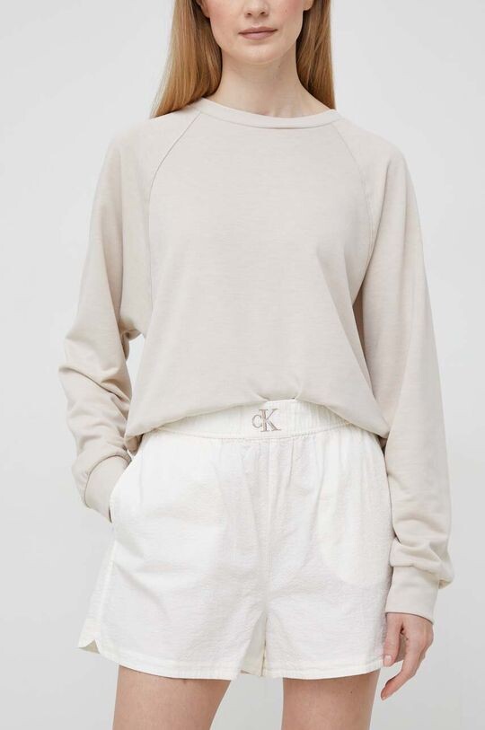 

Хлопковые шорты Calvin Klein Jeans, бежевый