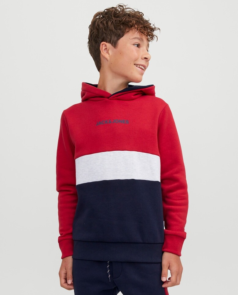 

Толстовка с капюшоном для мальчика Jack & Jones, красный