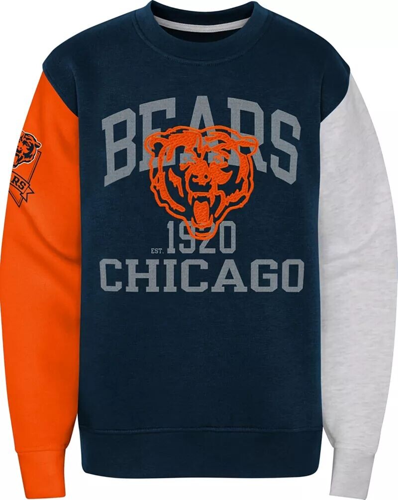 

Толстовка Chicago Bears 3rd and Goal Crew для мальчиков NFL Team Apparel