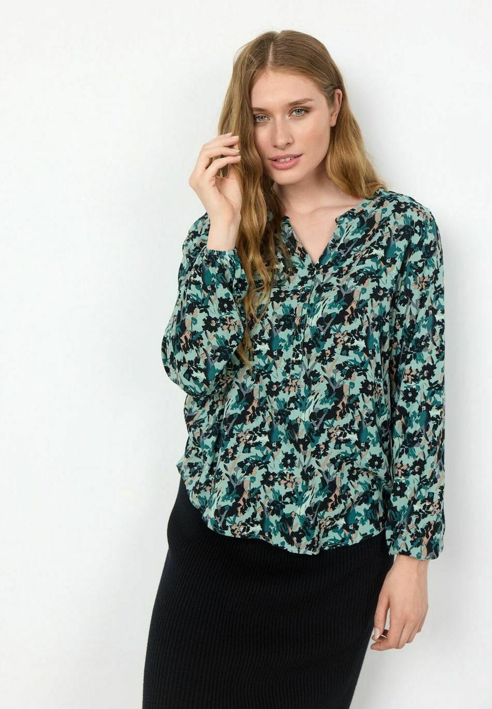

Блузка Soyaconcept SC-TALENA 2, цвет shady green combi