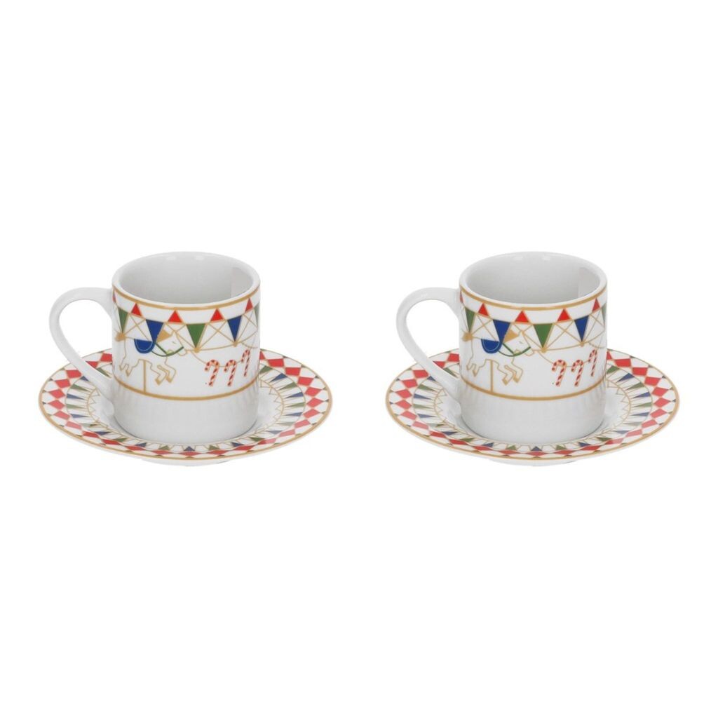 

Набор из 2-х кофейных чашек Rose&Tulipani с подставкой 100 мл 146200015 руб ROSE E TULIPANI, белый