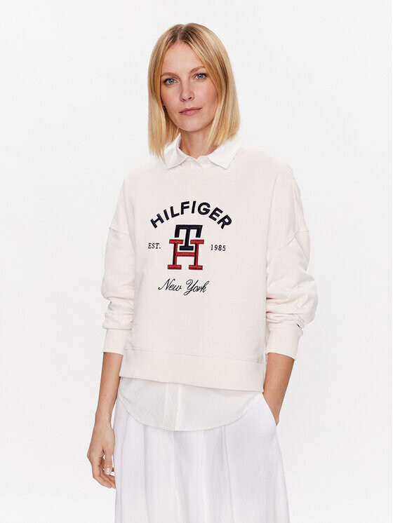 

Толстовка свободного кроя Tommy Hilfiger, экрю