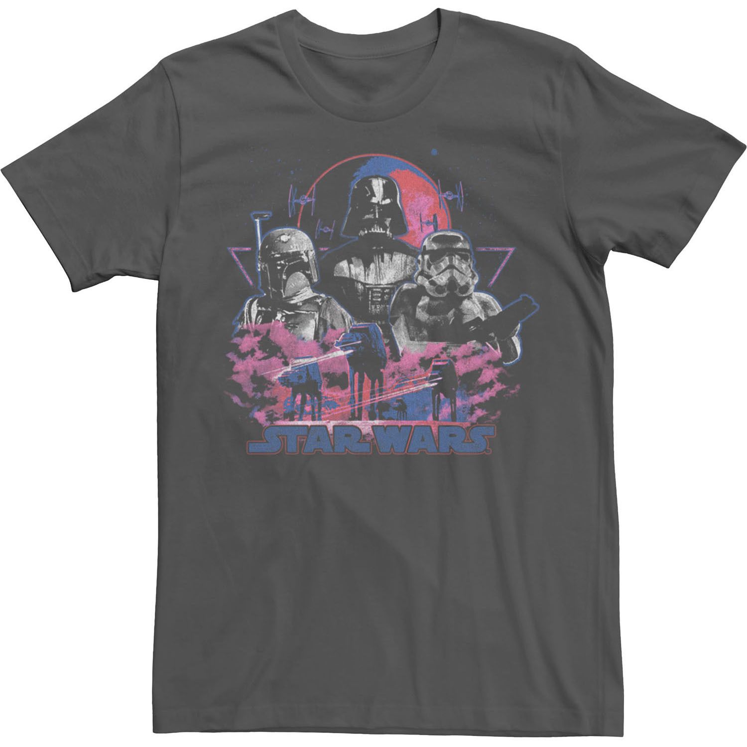Мужская винтажная футболка Star Wars Empire Strikes Group Shot Licensed Character