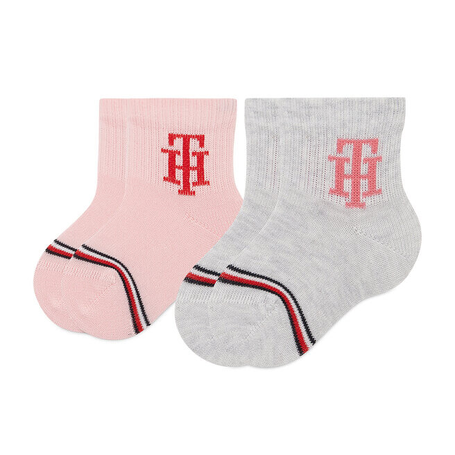 

Носки Tommy Hilfiger, 2 шт, серая роза