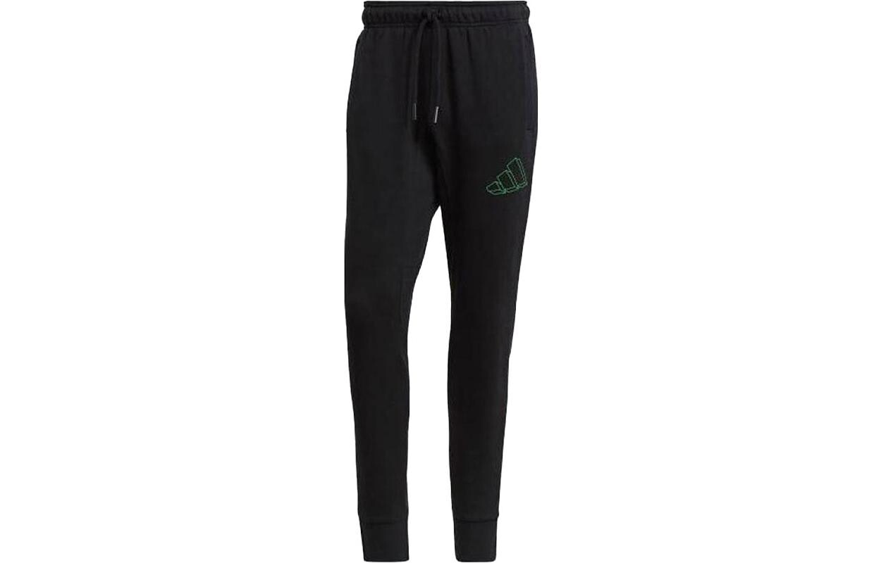 

Трикотажные спортивные штаны мужские черные Adidas, черный