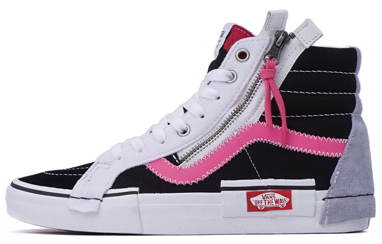 

Туфли для скейтбординга унисекс Vans Sk8 Hi, розовый/черный