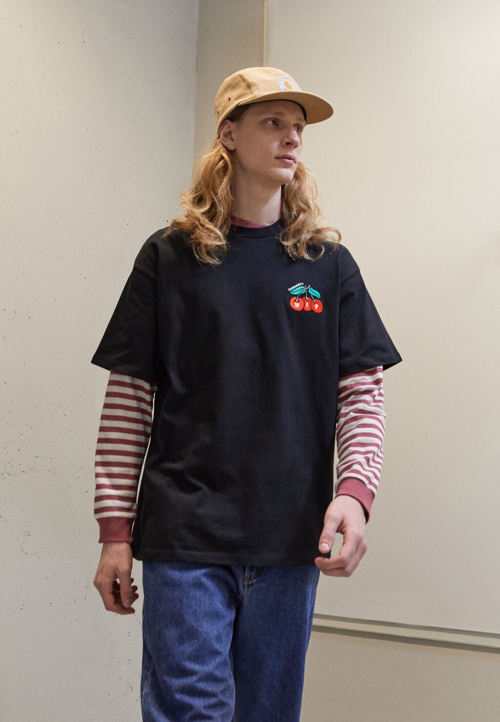 

Футболка с принтом Carhartt WIP, черный
