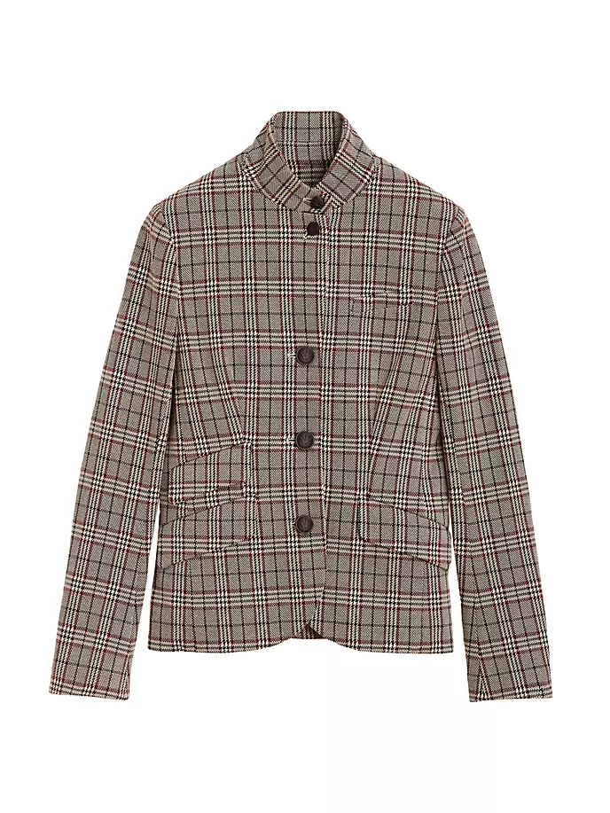 

Куртка Slade из смесового хлопка в клетку Rag & Bone, серый