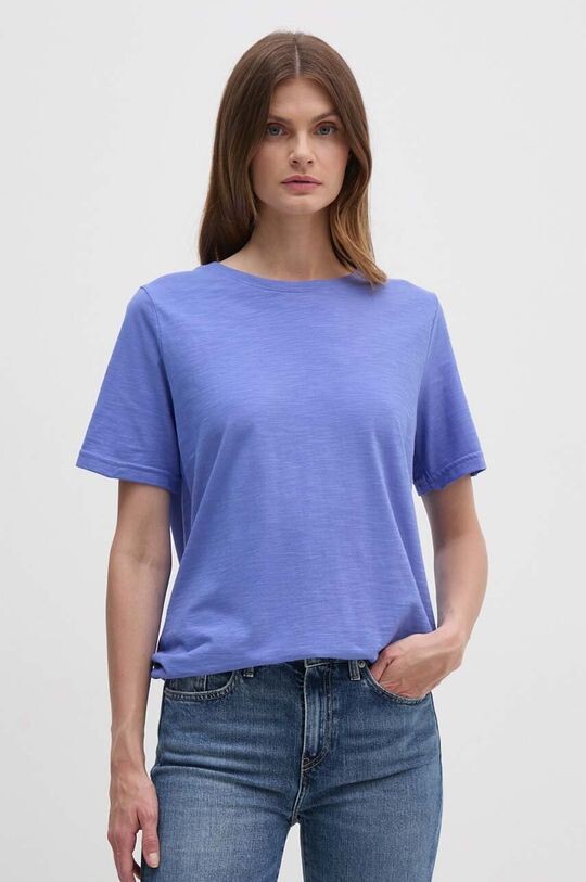 

Хлопковая футболка United Colors of Benetton, фиолетовый