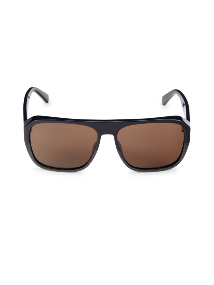 

Квадратные солнцезащитные очки 59MM Bally, цвет Blue Shiny