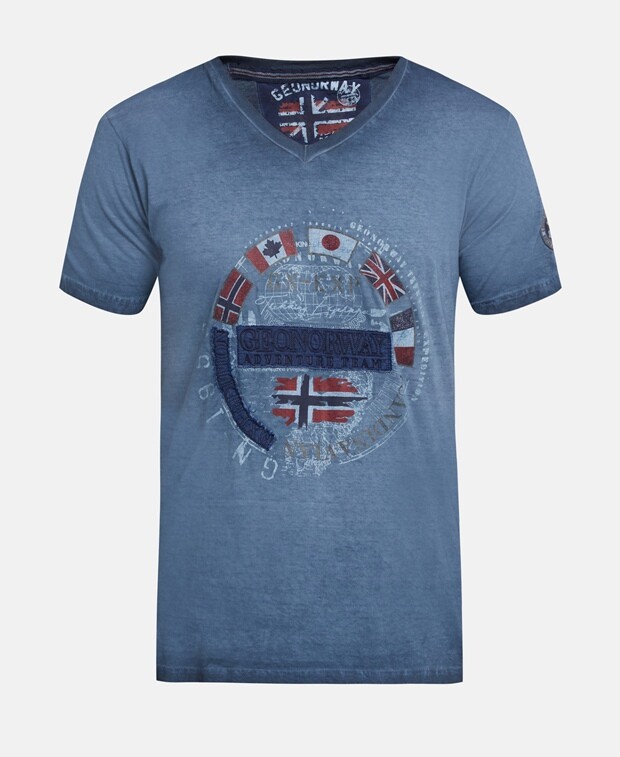 

Футболка Geographical Norway, темно-синий