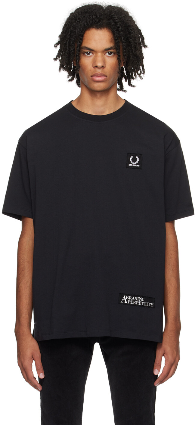 

Черная футболка Fred Perry Edition Raf Simons, Черный