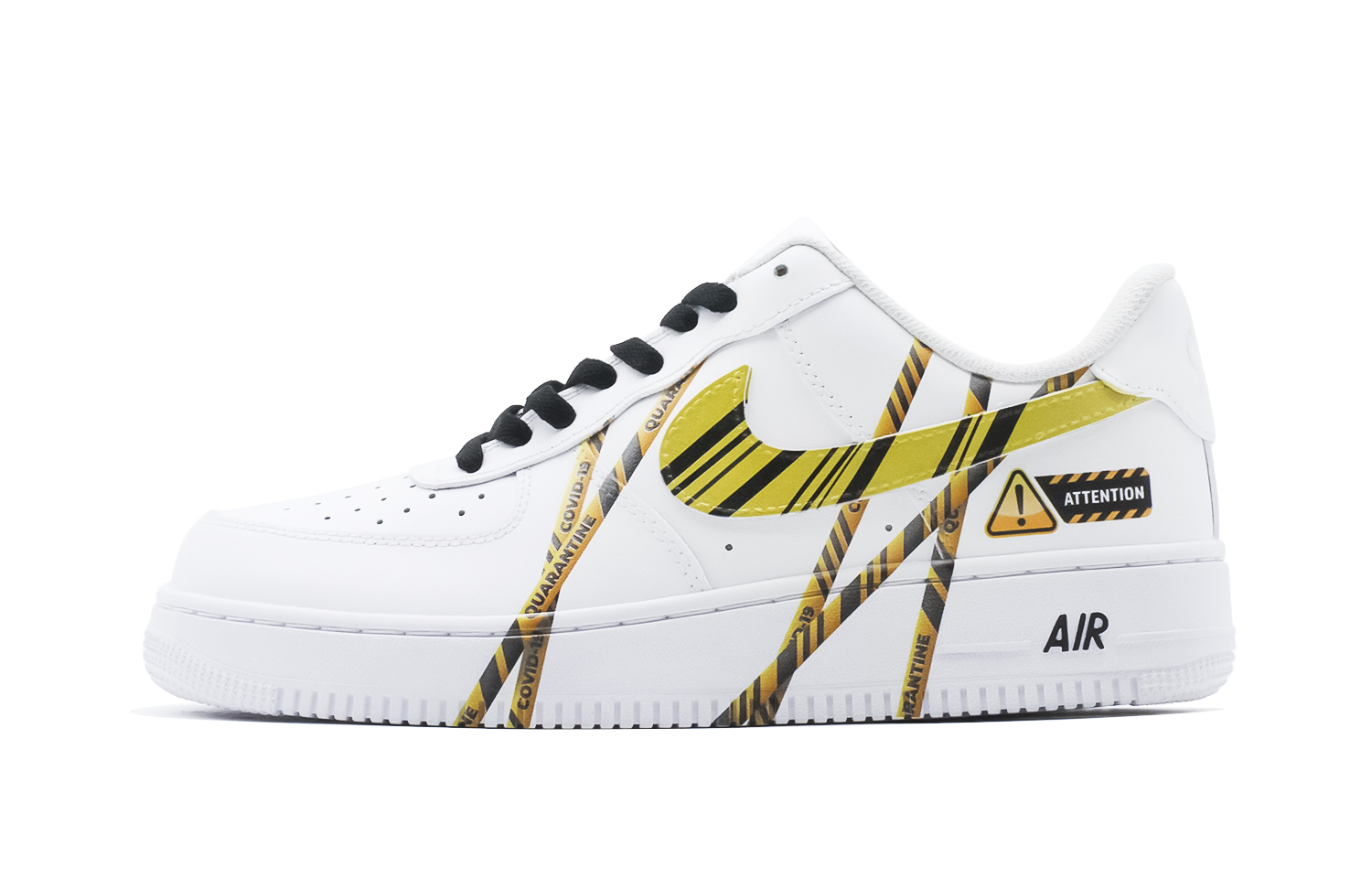 

Кроссовки Nike Air Force 1 Skateboarding Shoes Women's Low-top White/yellow, белый/желтый