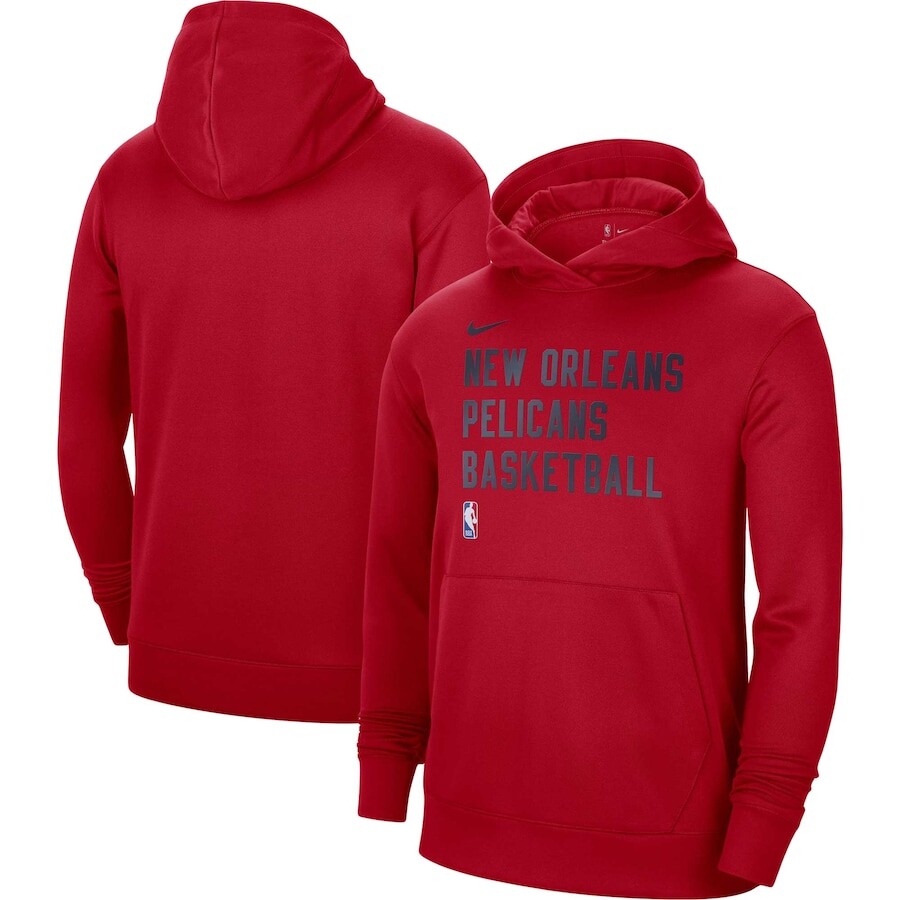 

Пуловер с капюшоном Nike New Orleans Pelicans, красный