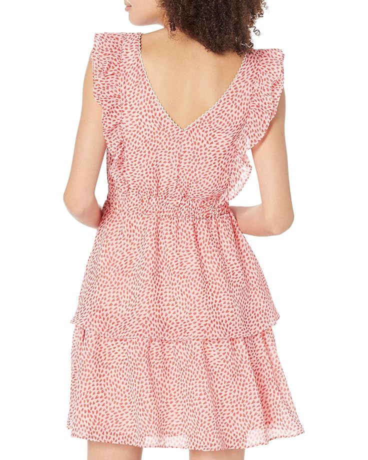 Платье Betsey Johnson Queen of Hearts Chiffon Mini Dress, цвет Almond Blossom