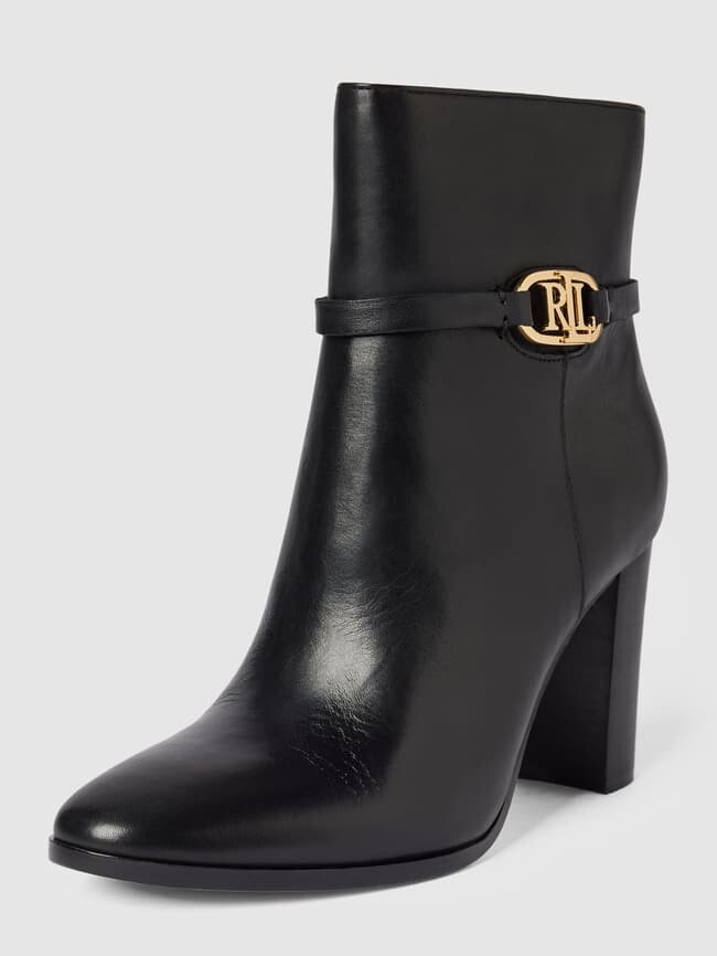 

Ботинки с лейблом, модель "MAXIE" Lauren Ralph Lauren, черный