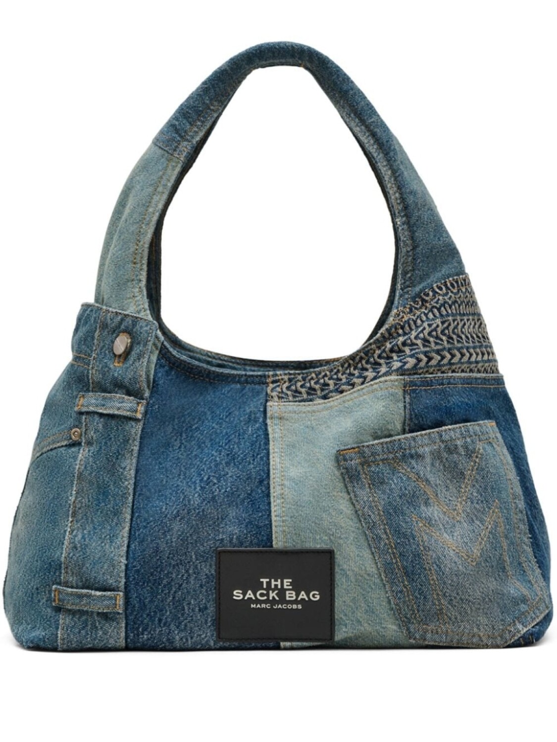 

Marc Jacobs сумка The Deconstructed Denim Sack, синий