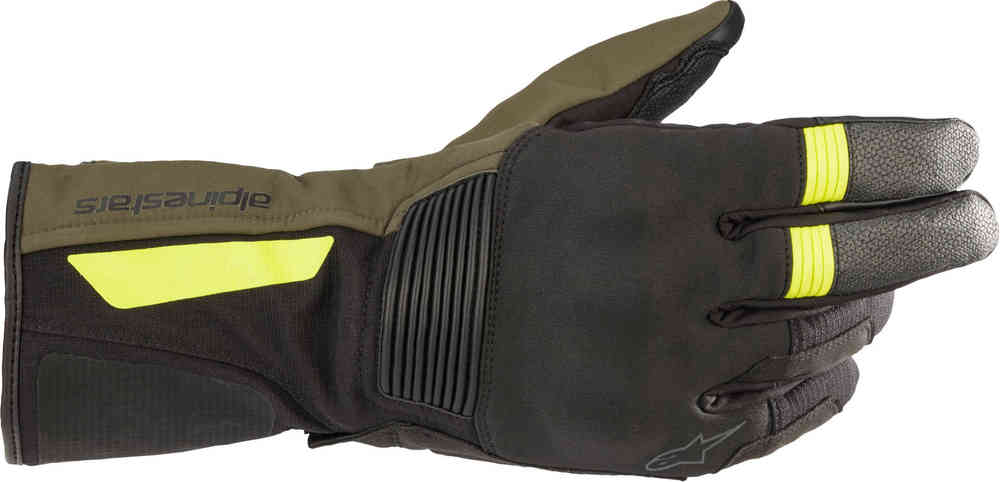 Мотоциклетные перчатки Denali Airgel Drystar Alpinestars, черный/зеленый/желтый куртка alpinestars denali велосипедная черная