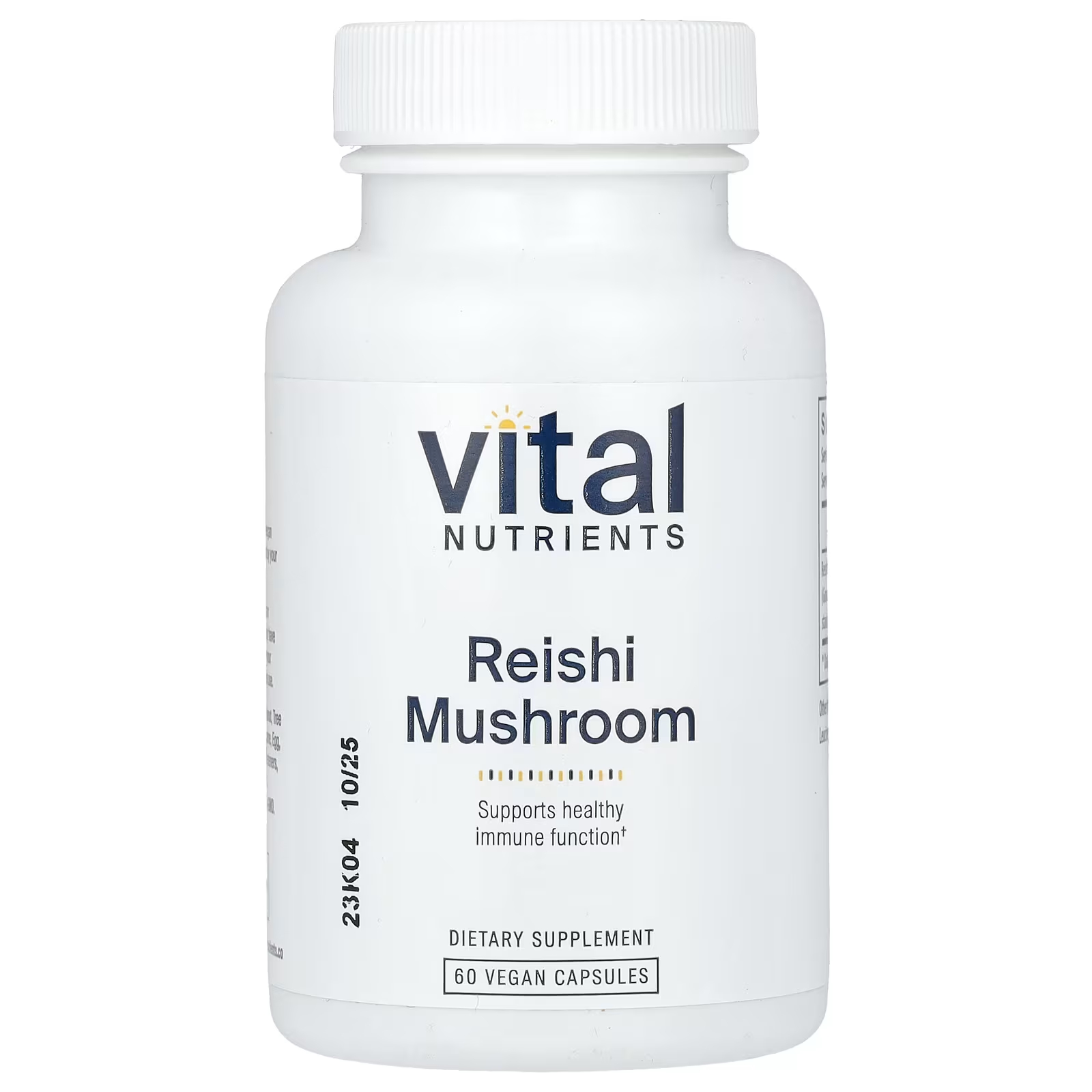 Рейши Vital Nutrients, 60 капсул vital nutrients ресвератрол 60 веганских капсул