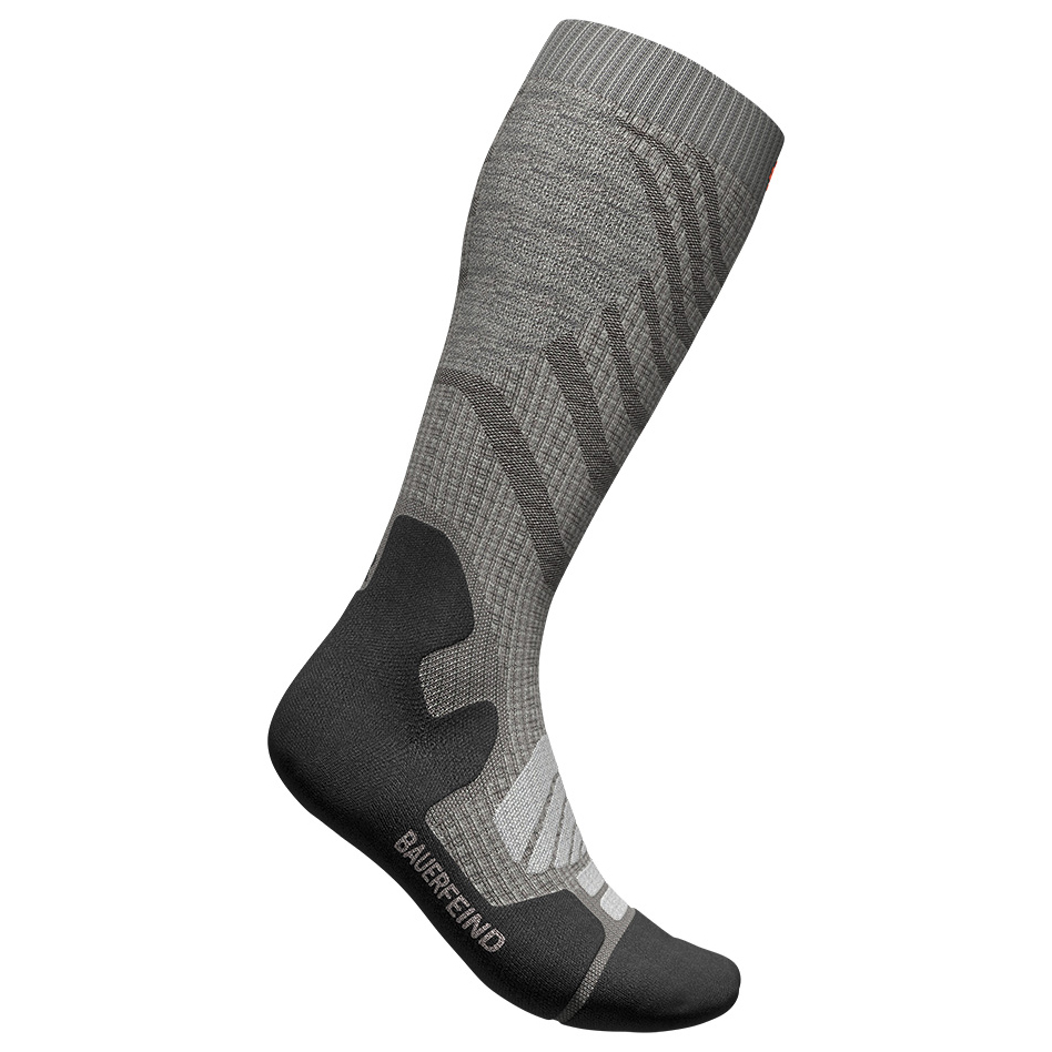 Компрессионные носки Bauerfeind Sports Women's Outdoor Merino Compression Socks, цвет Stone Grey