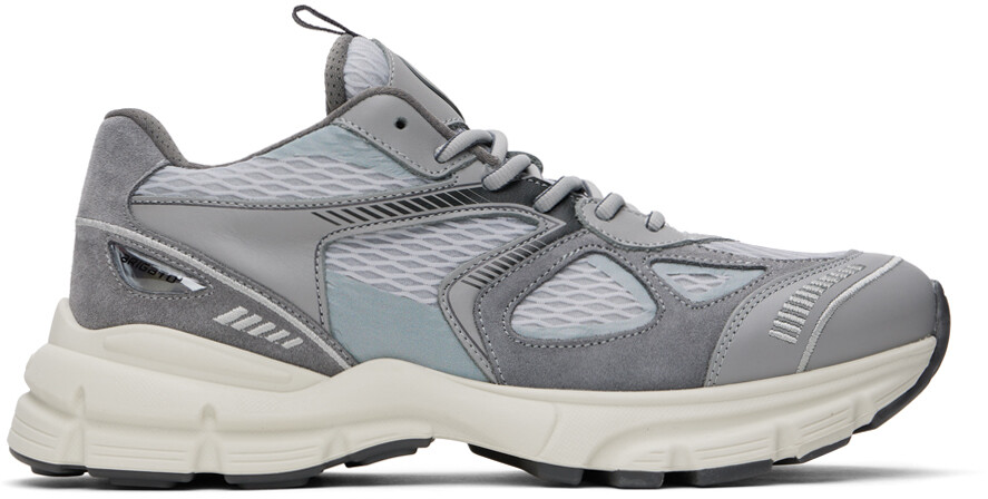 

Серые кроссовки для марафонца Axel Arigato, цвет Dark gray/Gray