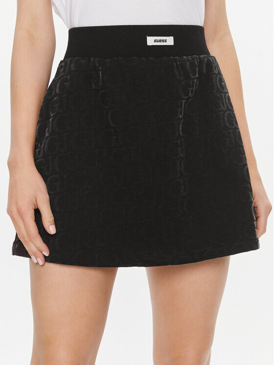 

Мини-юбка стандартного кроя Guess, черный