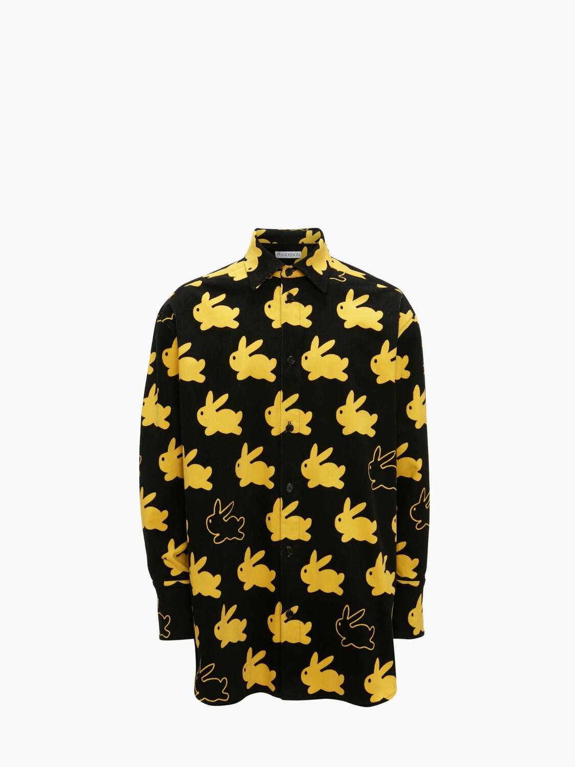 

Рубашка из вельвета JW Anderson, желтый