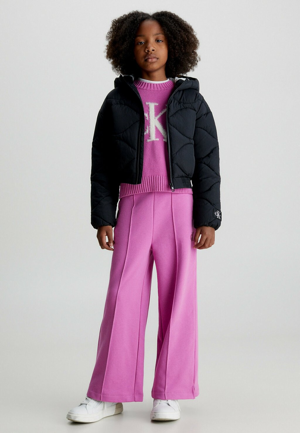 

Зимняя куртка COLOUR BLOCK PUFFER Calvin Klein Jeans, цвет ck black